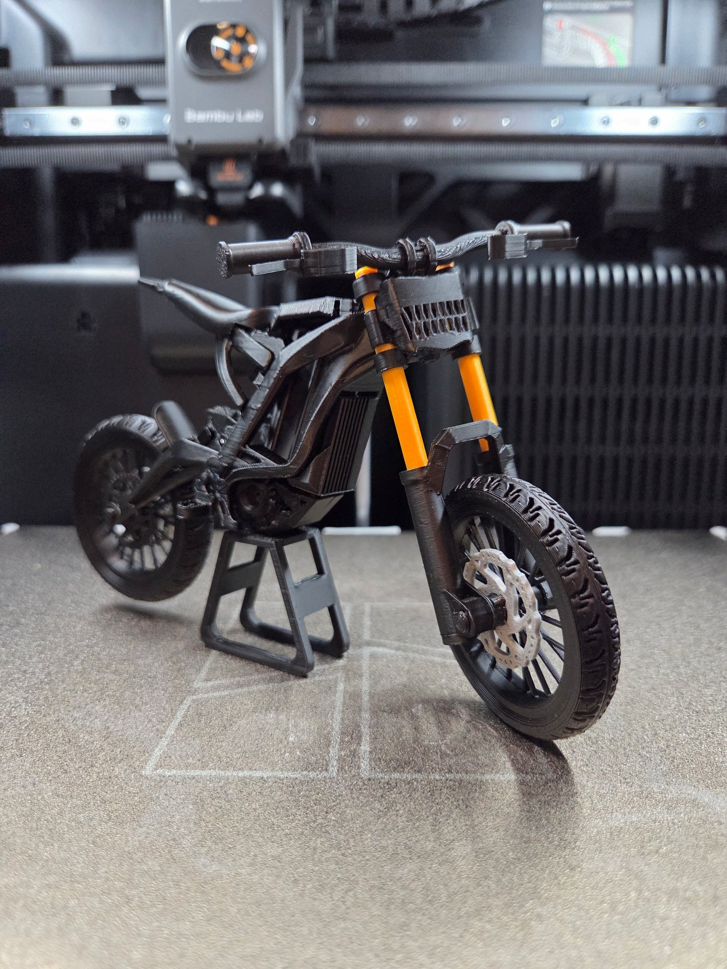 Mini Surron Lite Bee Gold Forks Model 3D Printed