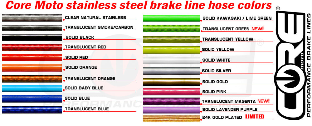 Core Moto Custom Brake Lines for Surron