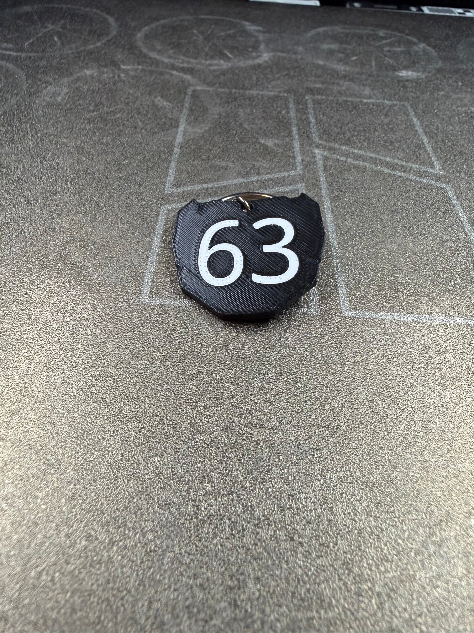 Custom Odi Number plate keychains