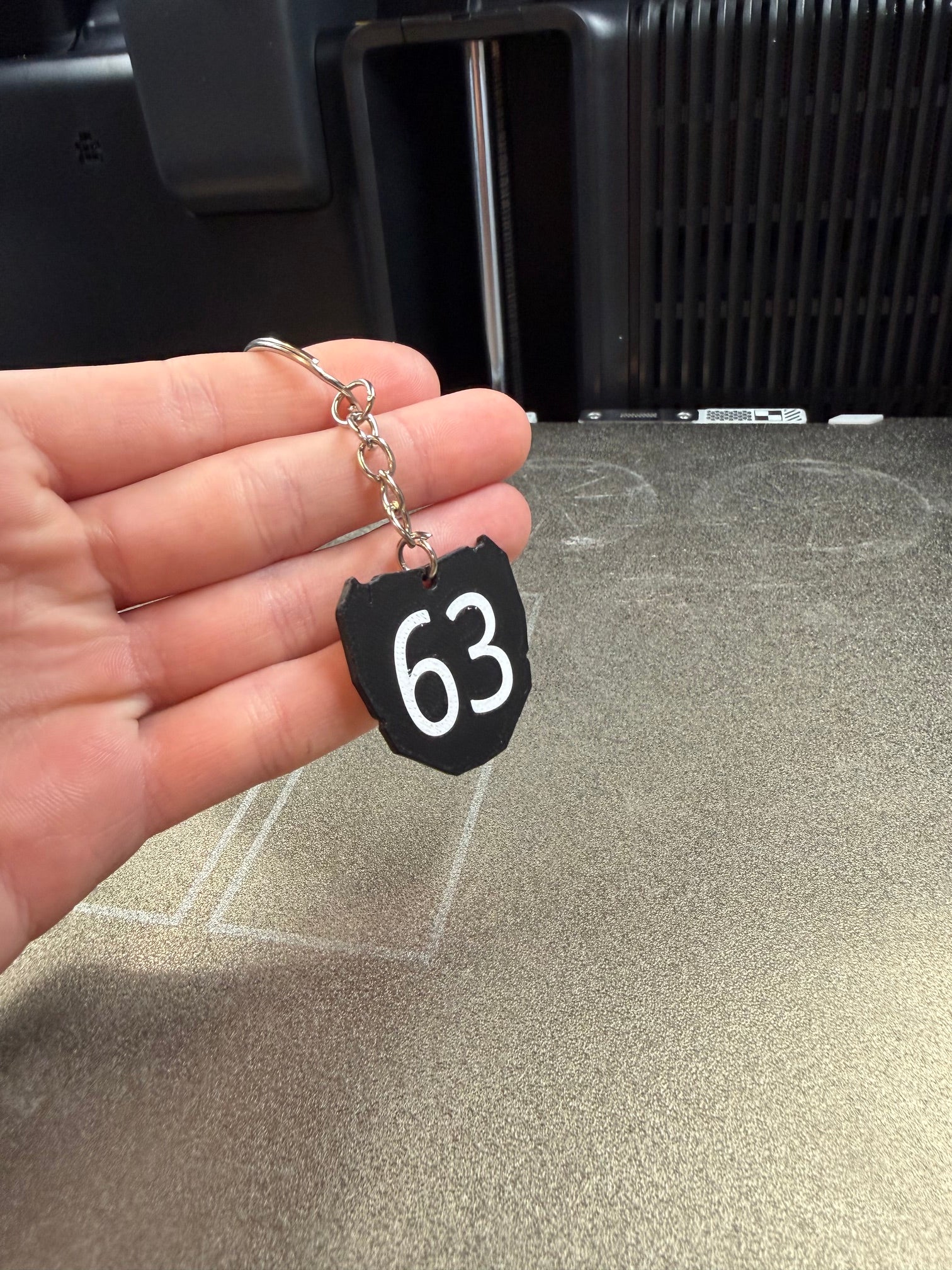 Custom Odi Number plate keychains